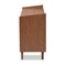 Baxton Studio Halden Mid-Century Walnut Brown and Grey Gradient Finished Wood 2-Door Dining Room Sideboard 178-11022-Zoro - alternate 3